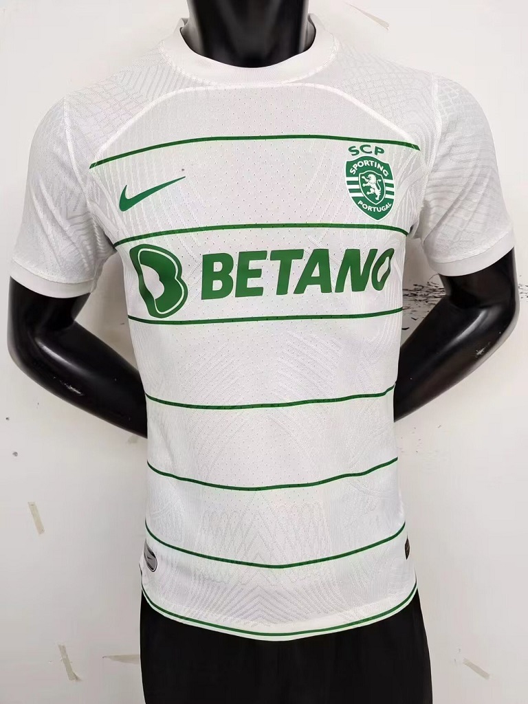 AAA Quality Sporting Lisbon 23/24 Away White Jersey(Player)